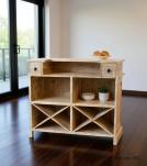 SOLID WOOD COUNTER BAR