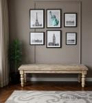 SOLID RECLAIMED TEAK WOOD BENCH