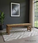 HAND CARVED SOLID WOOD BENCH