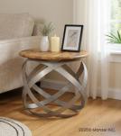 WOODEN IRON STOOL