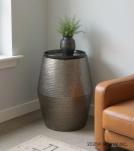 METAL END TABLE