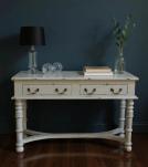 SOLID WOOD 2 DRAWER CONSOLE  TABLE