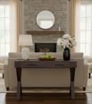 SOLID WOOD & IRON CONSOLE TABLE