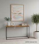 SOLID WOOD & IRON  CONSOLE