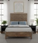 HAND CARVED WOODEN KING SIZE BED