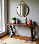 LIVE EDGE SOLID ACACIA CONSOLE / SOFA TABLE
