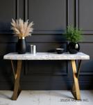 LIVE EDGE SOLID ACACIA CONSOLE / SOFA TABLE