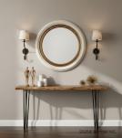 SOLID LIVE EDGE WOOD CONSOLE TABLE