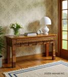 CARVED SOLID TEAK WOOD CONSOLE