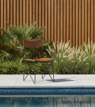SOLID RECLAIMED TEAK WOOD & IRON CHAIR