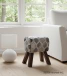  GENUINE LEATHER STOOL BENCH