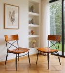 WOODEN IRON CHAIR