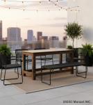 RECLAIMED TEAK CONSOLE TABLE 