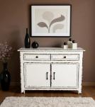 SOLID RECLAIMED TEAK WOOD 2 DRAWER & 2 DOOR DRESSER CHEST BUREAU SIDEBOARD