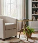 Adjustable Height Round Top Dining TableADJUSTABLE HEIGHT IRON CRACK ROUND TABLE