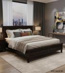 SOLID WOOD KING SIZE BED