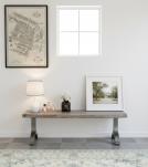 LIVE EDGE SOLID ACACIA WOOD & IRON BENCH