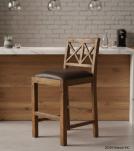 Counter Chair  fabric seat