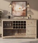SOLID RECLAIMED TEAK WINE CABINET BAR