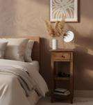 SOLID WOOD END TABLE / NIGHTSTAND