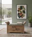 UPHOLSTERED STORAGE BENCH TRUNK