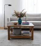 RECLAIMED TEAK SOLID WOOD COFFEE TABLE