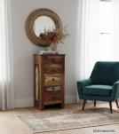 SOLID RECLAIMED TEAK WOOD 5 DRAWER CHEST