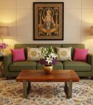 SOLID THICK RECLAIMED TEAK WOOD & IRON COFFEE TABLE