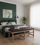 LEATHER UPHOLSTERED BENCH