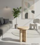 MODERN & ORGANIC SOLID WOOD END TABLE / SIDE TABLE