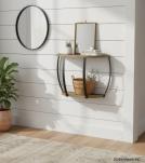 SOLID WOOD & IRON CONSOLE