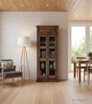 SOLID RECLAIMED TEAK WOOD & IRON STORAGE CABINET