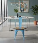 WOODEN IRON CHAIR 