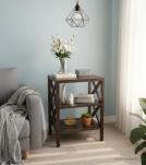SOLID WOOD END TABLE