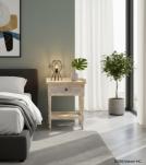 SOLID RECLAIMED TEAK WOOD END TABLE / NIGHTSTAND