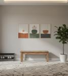 SOLID WOOD BENCH