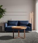 IRON WOOD ROUND AND TABLE