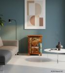 SOLID RECLAIMED TEAK WOOD END TABLE / NIGHTSTAND
