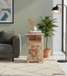 SOLID RECLAIMED TEAK WOOD SIDETABLE END TABLE