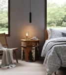 SOLID RECLAIMED TEAK WOOD END TABLE / NIGHTSTAND