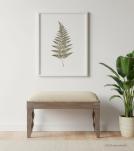 UPHOLSTERED SOLID WOOD BENCH