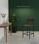 SOLID WOOD & IRON COUNTER STOOLS