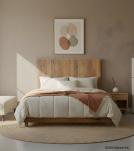 SOLID WOOD King Bed