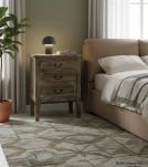 SOLID WOOD END TABLE / NIGHTSTAND 3 DRAWER