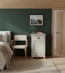RECLAIMED WOOD 1 DRAWER END TABLE / NIGHTSTAND