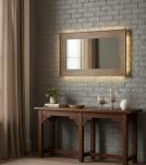 SOLID WOOD FRAMED MIRROR