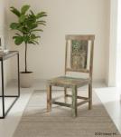 HAND CARVED SOLID RECLAIMED TEAK WOOD CHAIR