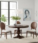 ROUND DINING TABLE SOLID WOOD
