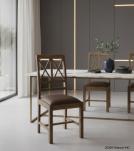 Wood  Leather Chair