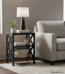 SOLID WOOD 3 TIER END TABLE